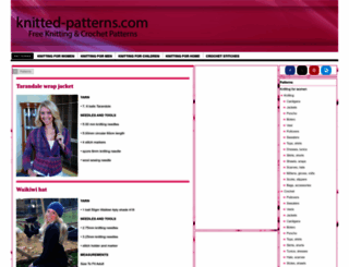 knitted-patterns.com screenshot