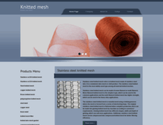 knitted-wire-mesh.com screenshot