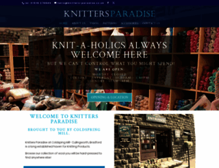 knitters-paradise.co.uk screenshot