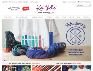 knitting-yarn.knitpicks.com screenshot