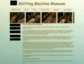 knittingmachinemuseum.com screenshot