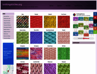 knittingstitches.org screenshot