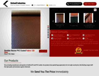 knitwellindustries.in screenshot