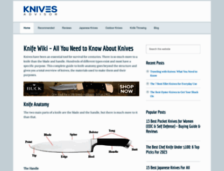 knivesadvisor.com screenshot