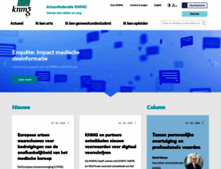 knmg.nl screenshot