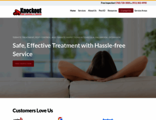 knockoutpestcontrolandtermite.com screenshot