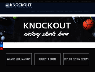 knockoutsportswear.com screenshot