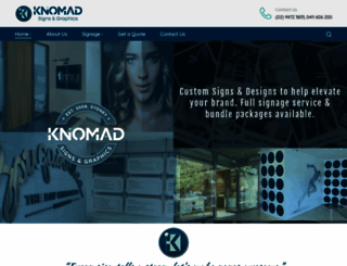 knomadsigns.com.au screenshot