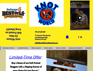knotofthisworldpretzels.com screenshot