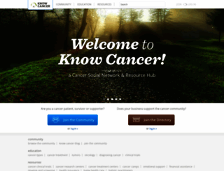 knowcancer.com screenshot