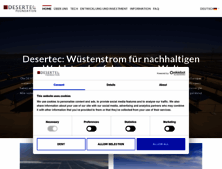 knowledge.desertec.org screenshot