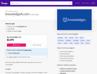 knowledgea.com screenshot