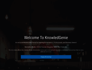 knowledgenie.com screenshot