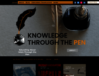 knowledgethroughthepen.com screenshot