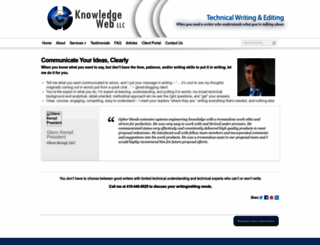 knowledgewebllc.com screenshot