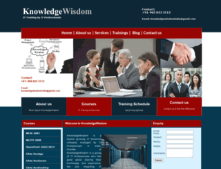 knowledgewisdom.in screenshot