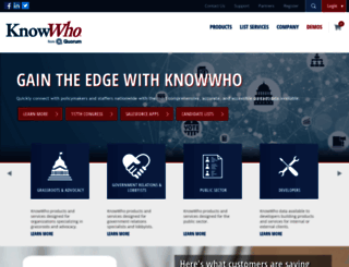 knowwho.com screenshot