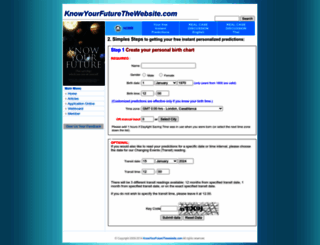 knowyourfuturethewebsite.com screenshot