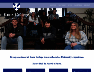 knoxcollege.ac.nz screenshot