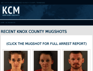 knoxcountymugshots.com screenshot