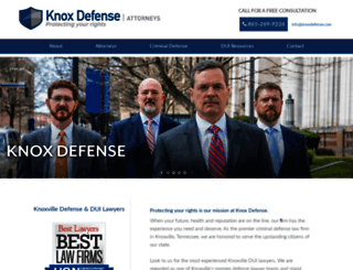 knoxdefense.com screenshot