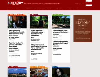 knoxmercury.com screenshot