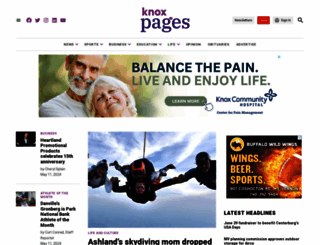 knoxpages.com screenshot