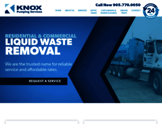 knoxpumpingservice.com screenshot