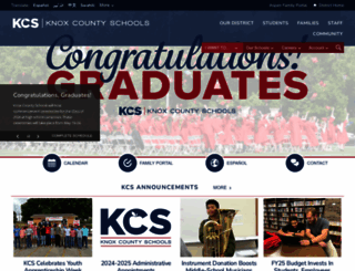 knoxschools.org screenshot
