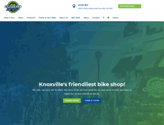 knoxvillebicycleco.com screenshot