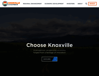 knoxvillechamber.com screenshot