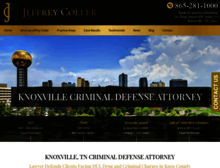 knoxvillecriminaldefenselaw.com screenshot
