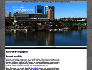knoxvilledemographics.com screenshot