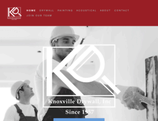knoxvilledrywall.com screenshot