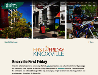knoxvillefirstfriday.com screenshot