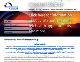 knoxvilleheartgroup.com screenshot