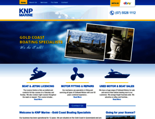 knpmarine.com screenshot
