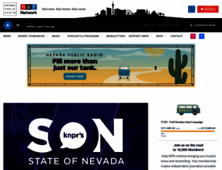 knpr.org screenshot