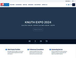 knuth.com screenshot