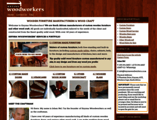 knysnawoodworkers.co.za screenshot
