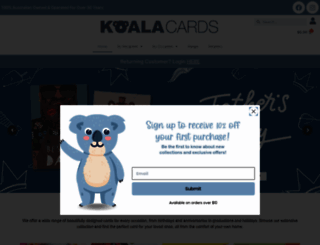koalacards.com.au screenshot