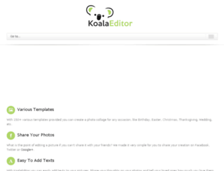 koalaeditor.com screenshot