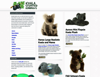 koalastuffedanimals.com screenshot