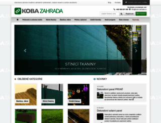 koba-zahrada.cz screenshot