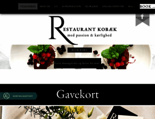 kobaek-cafeen.dk screenshot