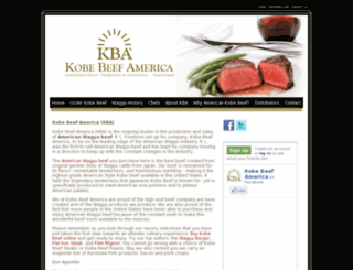 kobe-beef.com screenshot