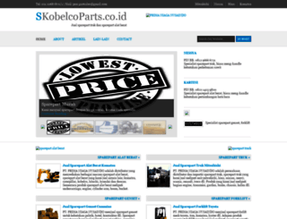kobelcoparts.co.id screenshot