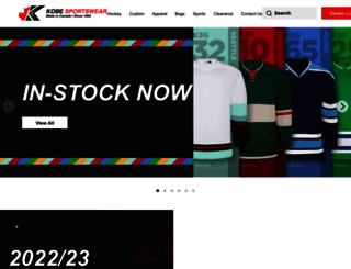 kobesportswear.com screenshot