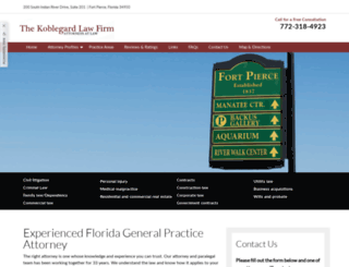 koblegardlaw.com screenshot
