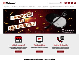koblenz.com.mx screenshot